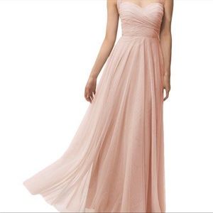 Anthropologie Blush Pink Maxi Dress